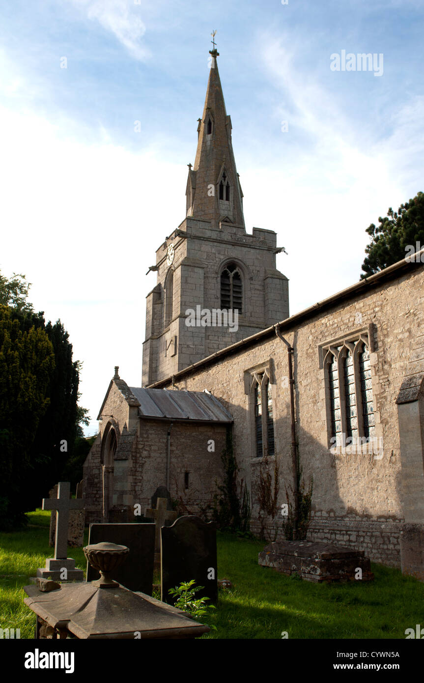 St. Mary`s Church, North Witham, Lincolnshire, England, UK Stock Photo